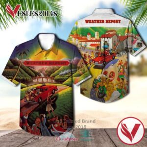 Weather Report Procession Casual Hawaiian Shirt, Best Gifts For Summer Vesles2014S 1