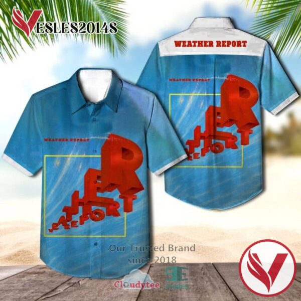 Weather Report Rrea Casual Hawaiian Shirt, Best Gifts For Summer Vesles2014S 1