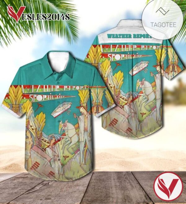 Weather Report Sportin' Life Album Cover Hawaiian Shirt, Best Gift For Music Lovers Vesles2014S