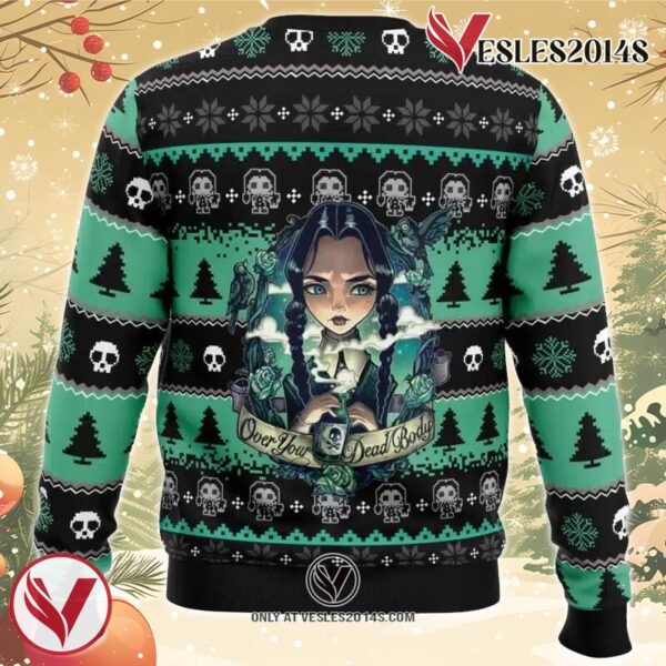 Wednesday Addams Ugly Christmas Sweater, Unique Christmas Gift For Fans - Vesles2014S 1