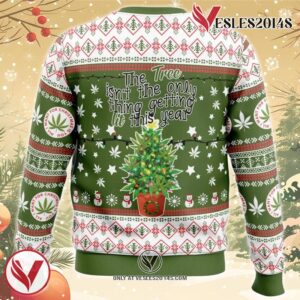 Weed Lit This Year Ugly Christmas Sweater, Unique Christmas Gift For Fans - Vesles2014S 1