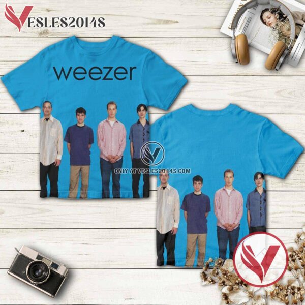 Weezer Blue Album Cover Shirt, Unique Gifts For Music Lovers - Vesles2014S