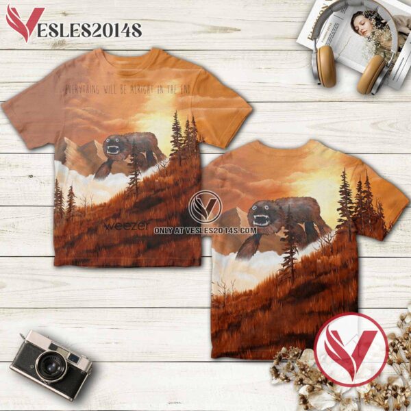 Weezer Everything Will Be Alright In The End Album Cover Shirt, Unique Gifts For Music Lovers - Vesles2014S