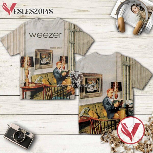 Weezer Maladroit Album Cover Shirt, Unique Gifts For Music Lovers - Vesles2014S
