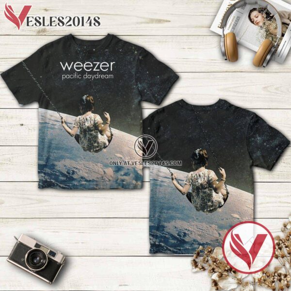 Weezer Pacific Daydream Album Cover Shirt, Unique Gifts For Music Lovers - Vesles2014S