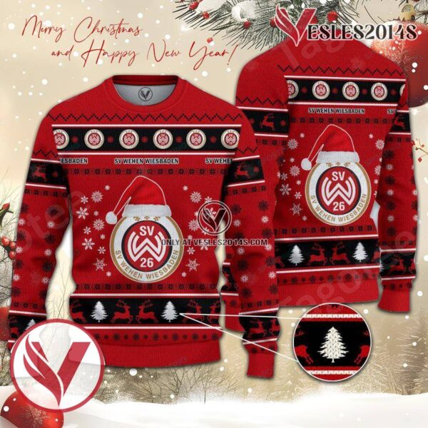 Wehen Wiesbaden Sport Ugly Christmas Sweater, Unique Gifts For Fans - Vesles2014aS 1