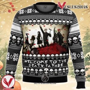 Welcome To The Death Parade Ugly Christmas Sweater, Unique Christmas Gift For Fans - Vesles2014S