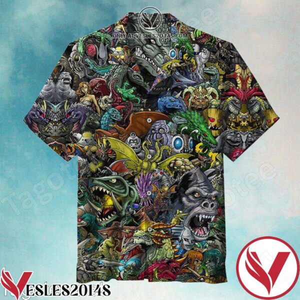 Welcome To The World Of Godzilla Hawaiian Shirt, Unique Gifts For Friends - Vesles2014S 1