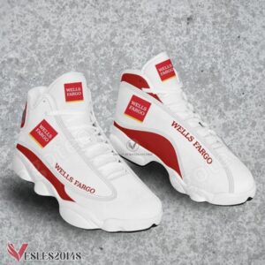 Wells Fargo & Company Logo Air Jordan 13 Shoes, Best Sneaker Gifts For Fans - Vesles2014s