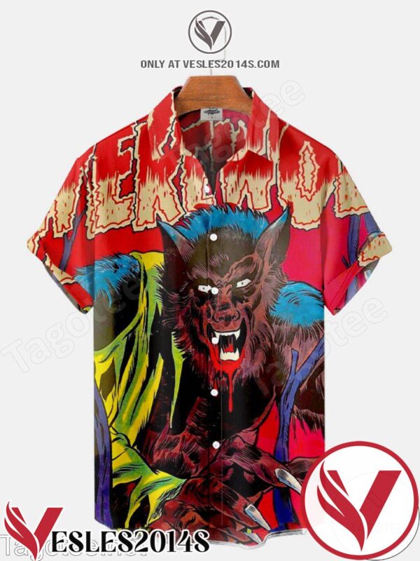 Werewolf By Night Halloween Hawaiian Shirt, Unique Gifts For Friends - Vesles2014S 1
