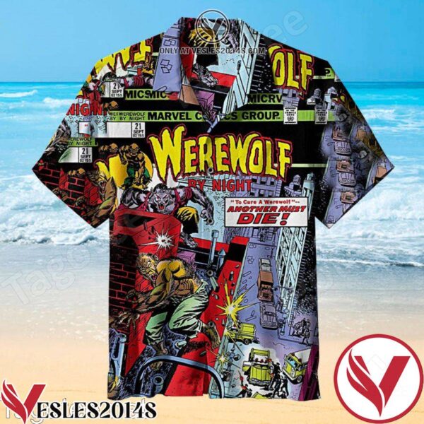 Werewolf By Night Hawaiian Shirt, Unique Gifts For Friends - Vesles2014S 1