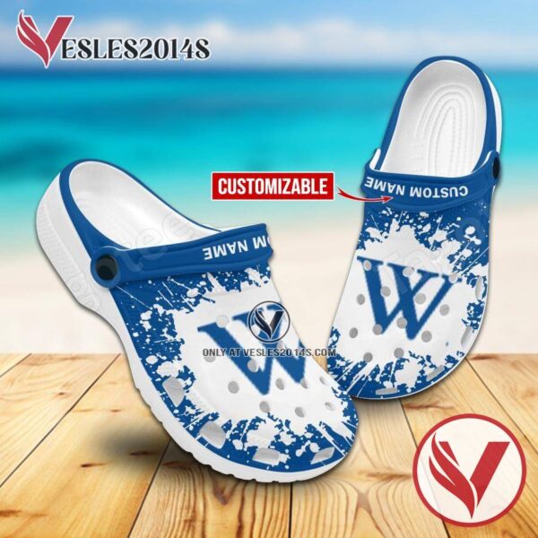 Wesley College Custom Crocs Clogs, Unique Footwear For Fans