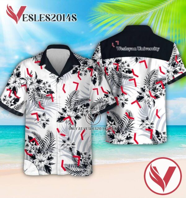 Wesleyan University Logo Summer Shirt, Perfect Gifts Idea In Holiday - Vesles2014S