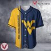 West Virginia Mountaineers Baseball Jersey Half Style NCAA, Unique Gifts For Fans - Vesles2014s