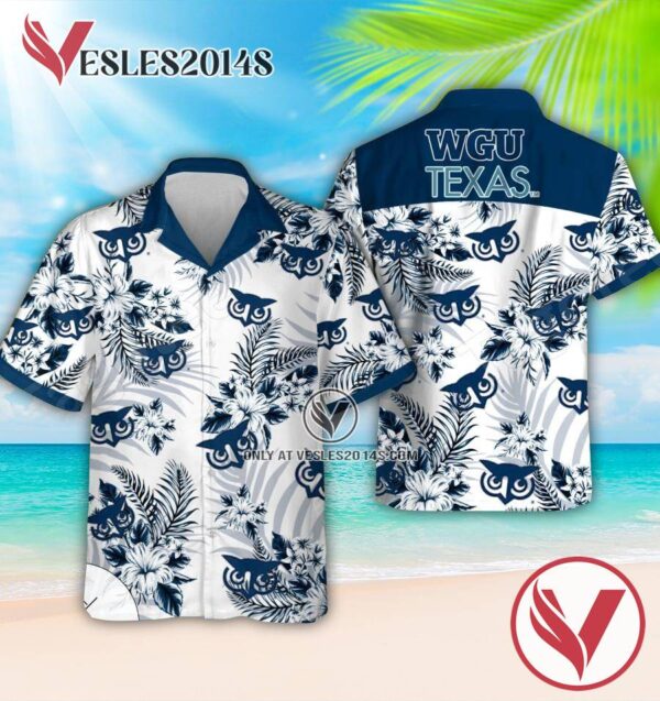 Western Governors University Texas Logo Aloha Summer Shirt, Perfect Gifts Idea In Holiday - Vesles2014S