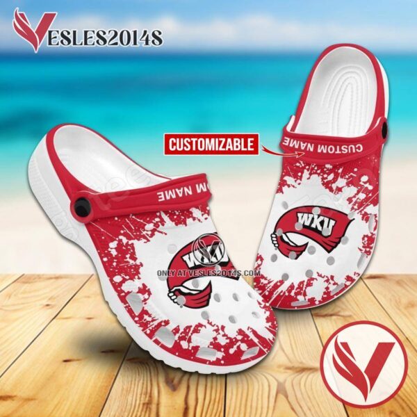 Western Kentucky Hilltoppers Logo Custom Crocs Shoes For Men And Women, Unique Clogs Shoes For Fans - Vesles2014S