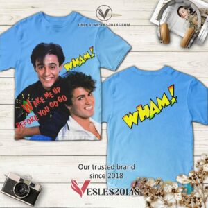 Wham Wake Me Up Before You Go Go Album 3D T-Shirt, Unique Gifts For Music Lovers - Vesles2014S