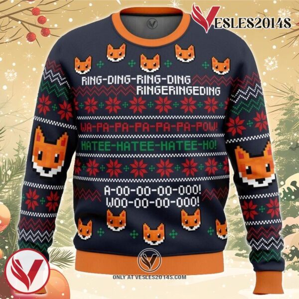 What does the Fox say Christmas Sweater