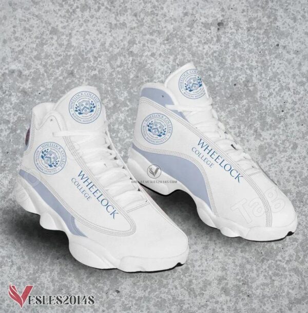 Wheelock College Logo Air Jordan 13 Shoes, Best Sneaker Gifts For Fans - Vesles2014s