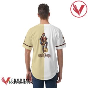 White Beige Captain Morgan Baseball Jersey, Perfect Gifts For Fans - Vesles2014S 5