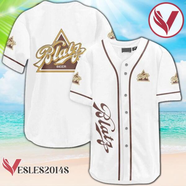 White Blatz Beer Baseball Jersey Mmi, Perfect Gifts For Fans - Vesles2014S