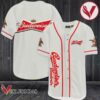 White Budweiser Beer Baseball Jersey, Perfect Gifts For Fans - Vesles2014S