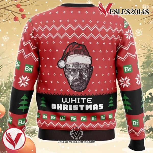 White Christmas Breaking Bad Ugly Christmas Sweater, Unique Christmas Gift For Fans - Vesles2014S 1