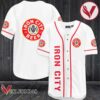 White Iron City Beer Baseball Jersey, Perfect Gifts For Fans - Vesles2014S