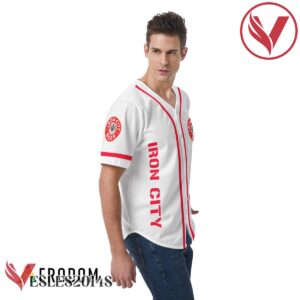 White Iron City Beer Baseball Jersey, Perfect Gifts For Fans - Vesles2014S 4