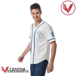 White Michelob Ultra Baseball Jersey, Perfect Gifts For Fans - Vesles2014S 2