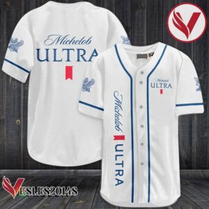 White Michelob Ultra Baseball Jersey, Perfect Gifts For Fans - Vesles2014S