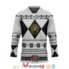 White Mighty Morphin Power Ranger Ugly Hockey Jersey Shirt, Trending Gifts For Fans - Vesles2014s