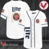 White Miller Lite Baseball Jersey, Perfect Gifts For Fans - Vesles2014S