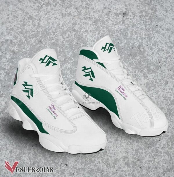White Mountains Community College Logo Air Jordan 13 Shoes, Best Sneaker Gifts For Fans - Vesles2014s