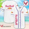 White Redbull Energy Drink Baseball Jersey, Perfect Gifts For Fans - Vesles2014S
