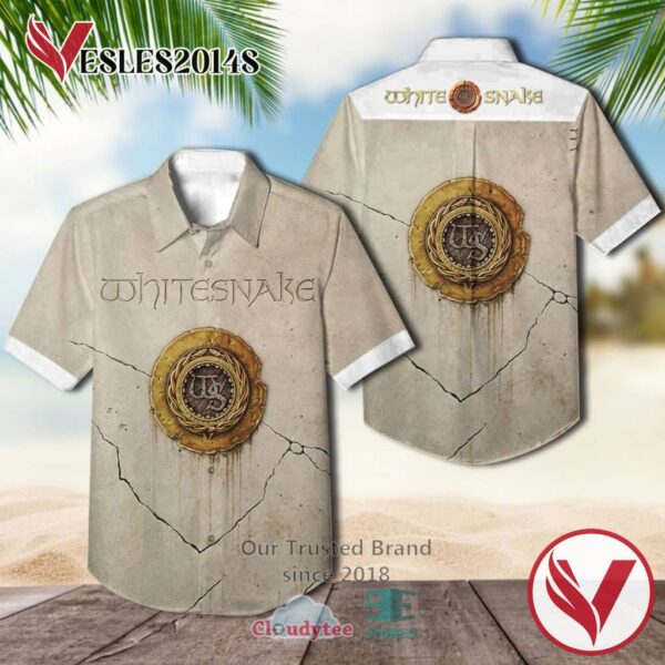 Whitesnake 1987 Casual Hawaiian Shirt, Best Gifts For Summer Vesles2014S 1