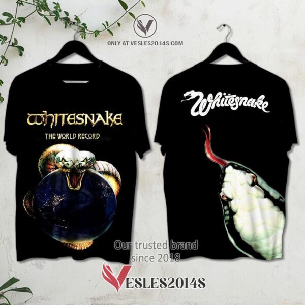Whitesnake Band Trouble Album 3D T-Shirt, Unique Gifts For Music Lovers - Vesles2014S