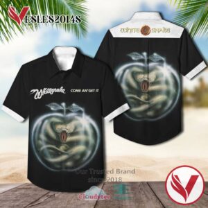 Whitesnake Come An Get It 1981 Casual Hawaiian Shirt, Best Gifts For Summer Vesles2014S