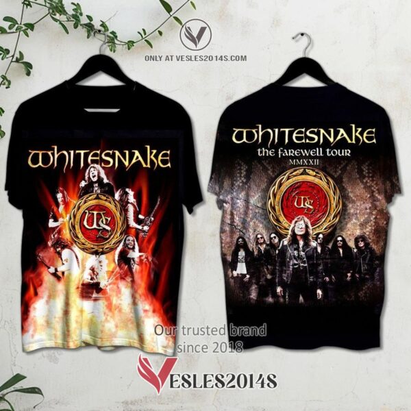 Whitesnake-Live in the Still of the Night Album 3D Shirt, Unique Gifts For Music Lovers - Vesles2014S