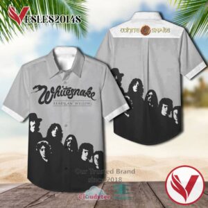 Whitesnake Ready An' Willing 1980 Casual Hawaiian Shirt, Best Gifts For Summer Vesles2014S