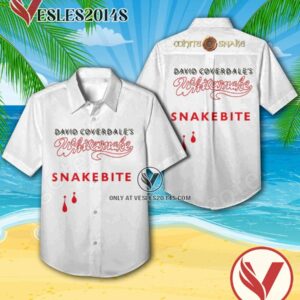 Whitesnake Snakebite Album Cover Hawaiian Shirt, Unique Gifts For Music Lovers - Vesles2014S