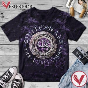 Whitesnake The Purple Album Cover Shirt, Perfect Gifts For Music Lovers - Vesles2014S