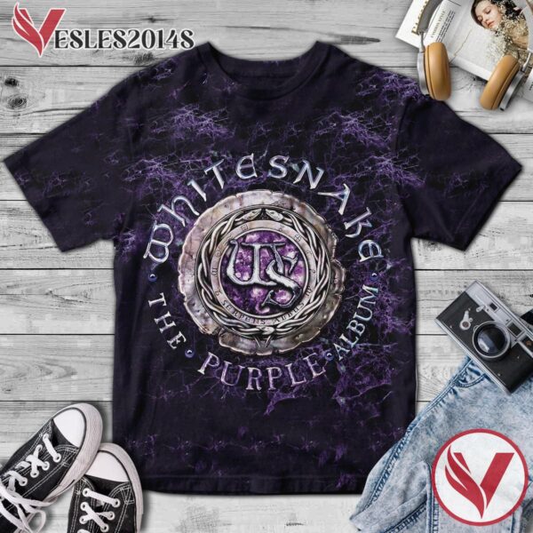 Whitesnake The Purple Album Cover Shirt, Perfect Gifts For Music Lovers - Vesles2014S