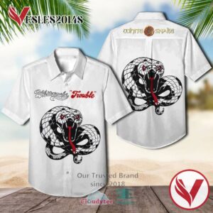Whitesnake Trouble 1978 Casual Hawaiian Shirt, Best Gifts For Summer Vesles2014S 1