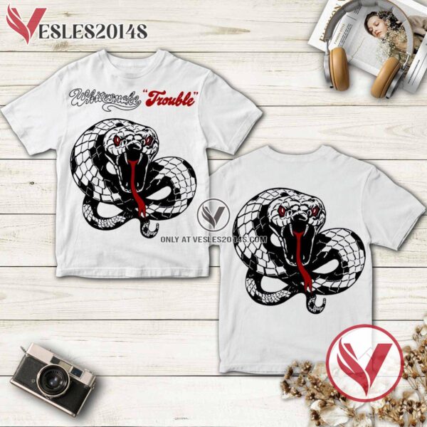 Whitesnake Trouble Album Cover Shirt, Unique Gifts For Music Lovers - Vesles2014S