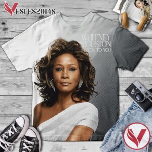 Whitney Houston I Look To You Album Cover Shirt, Perfect Gifts For Music Lovers - Vesles2014S