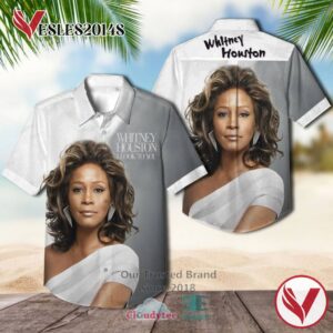 Whitney Houston I Look To You Albums Hawaiian Shirt, Best Gift For Music Lovers Vesles2014S