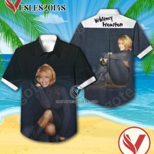 Whitney Houston My Love Is Your Love Album Cover Hawaiian Shirt, Unique Gifts For Music Lovers - Vesles2014S