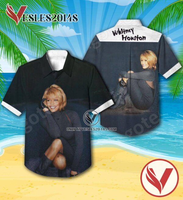 Whitney Houston My Love Is Your Love Album Cover Hawaiian Shirt, Unique Gifts For Music Lovers - Vesles2014S