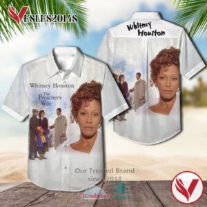 Whitney Houston The Preacher's Wife Albums Hawaiian Shirt, Best Gift For Music Lovers Vesles2014S